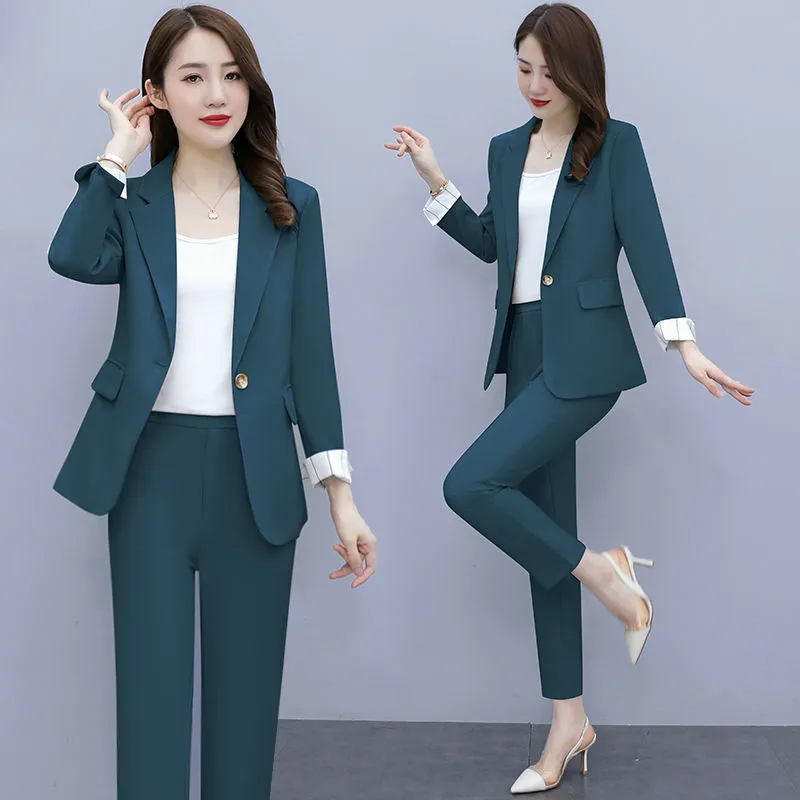 3 Pcs Set Women Office Lady Work Graceful Suit Outfits Daily