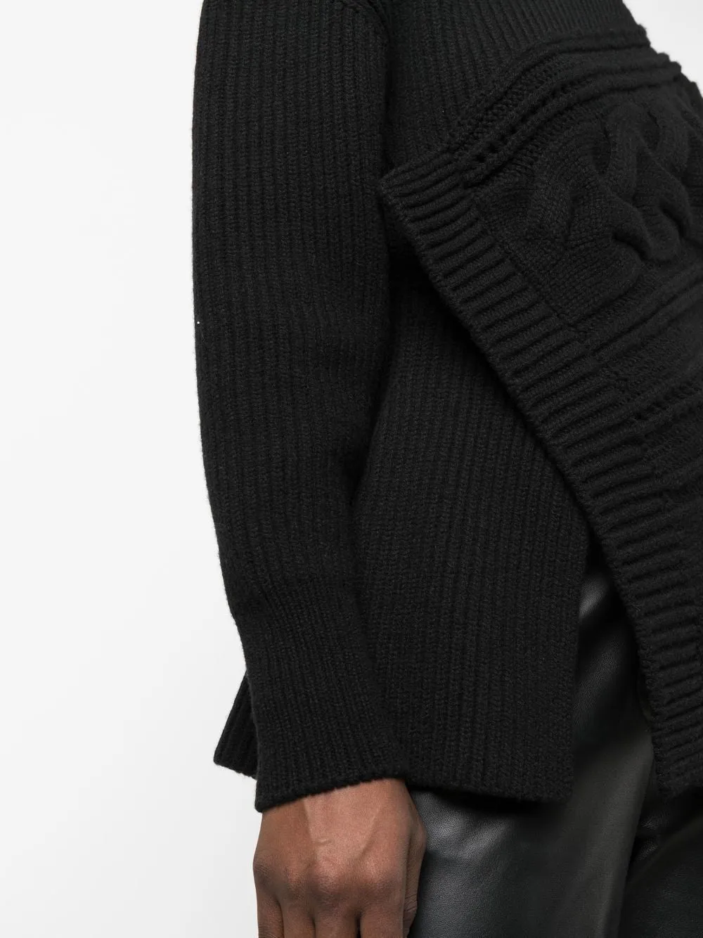 Alexander McQueen Sweaters Black