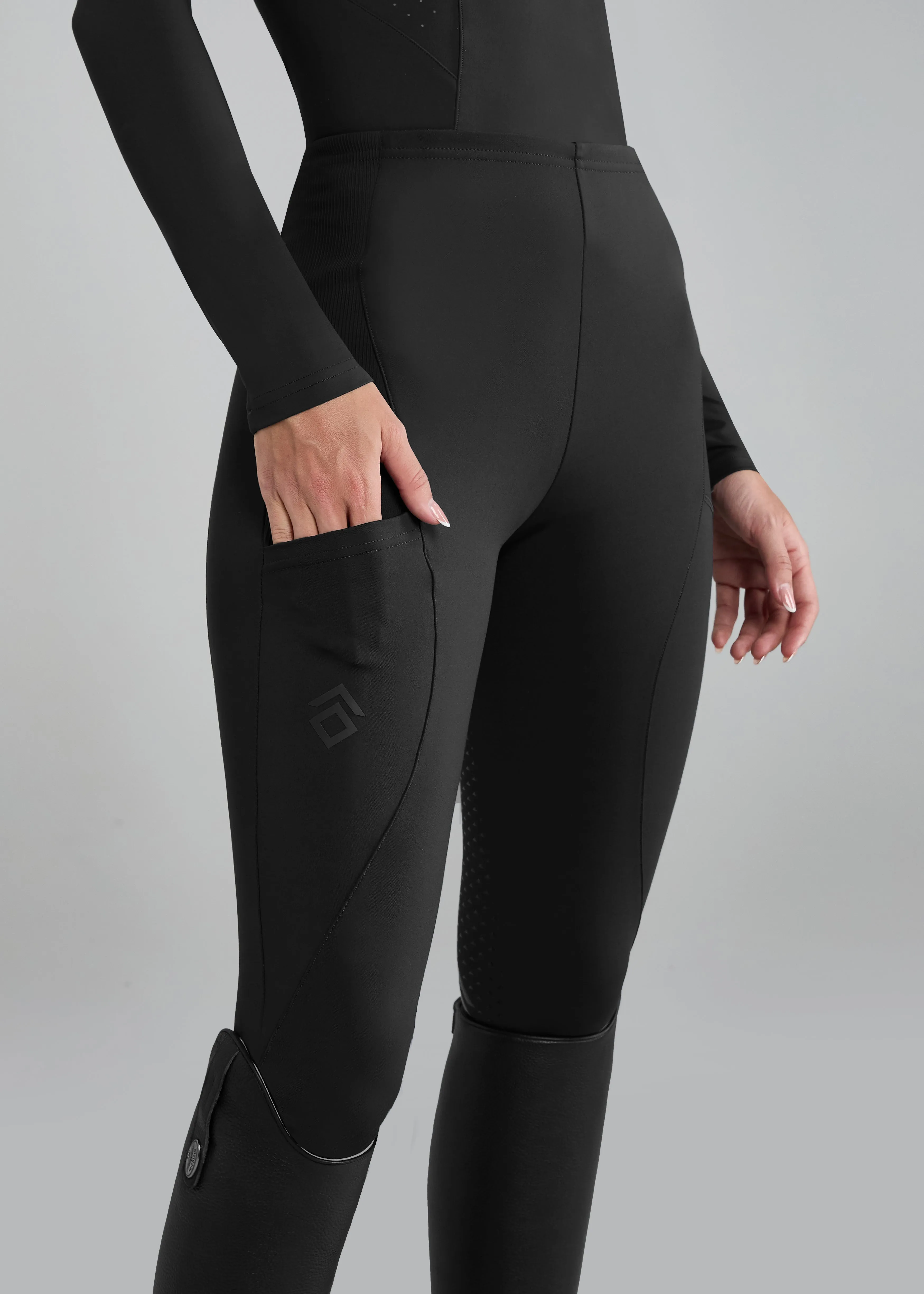 Black Tall Core Full Seat Leggings