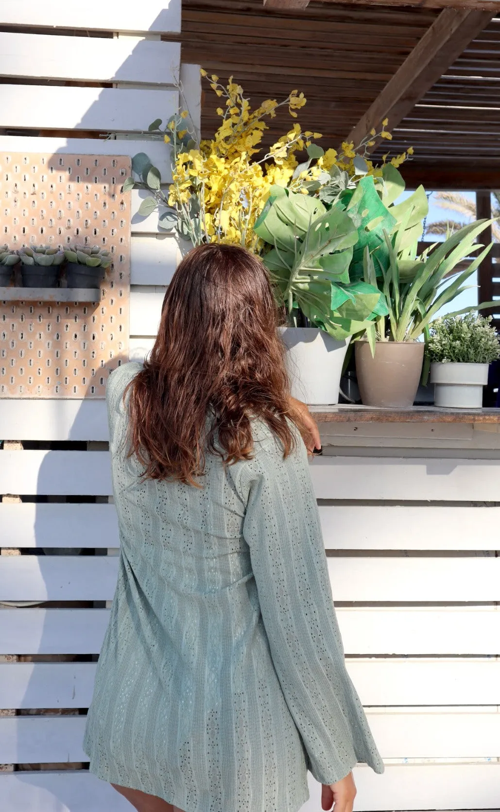 Delicate SummerSomewhere Dress in Olive