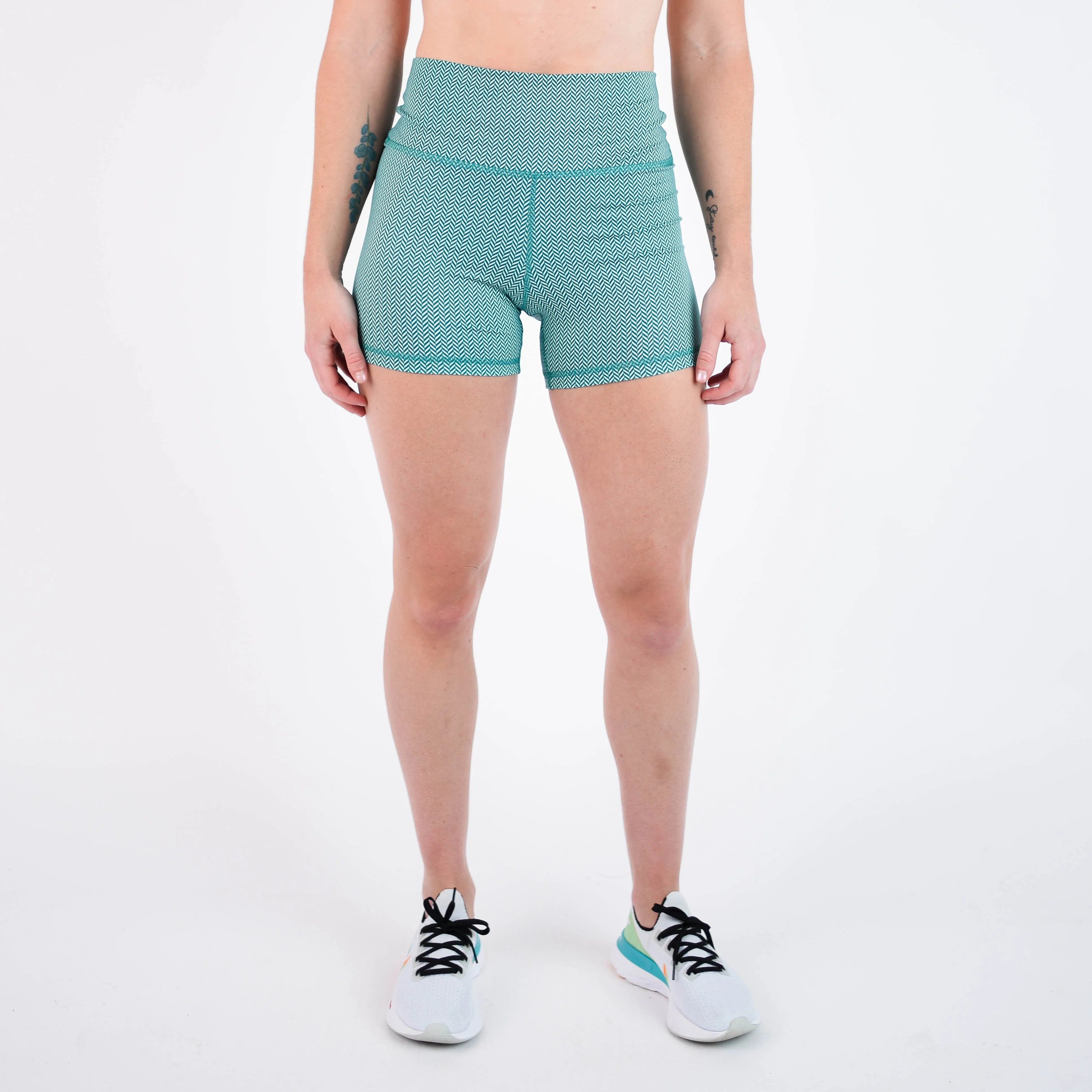 FLEO Storm Herringbone Shorts (True High Contour)