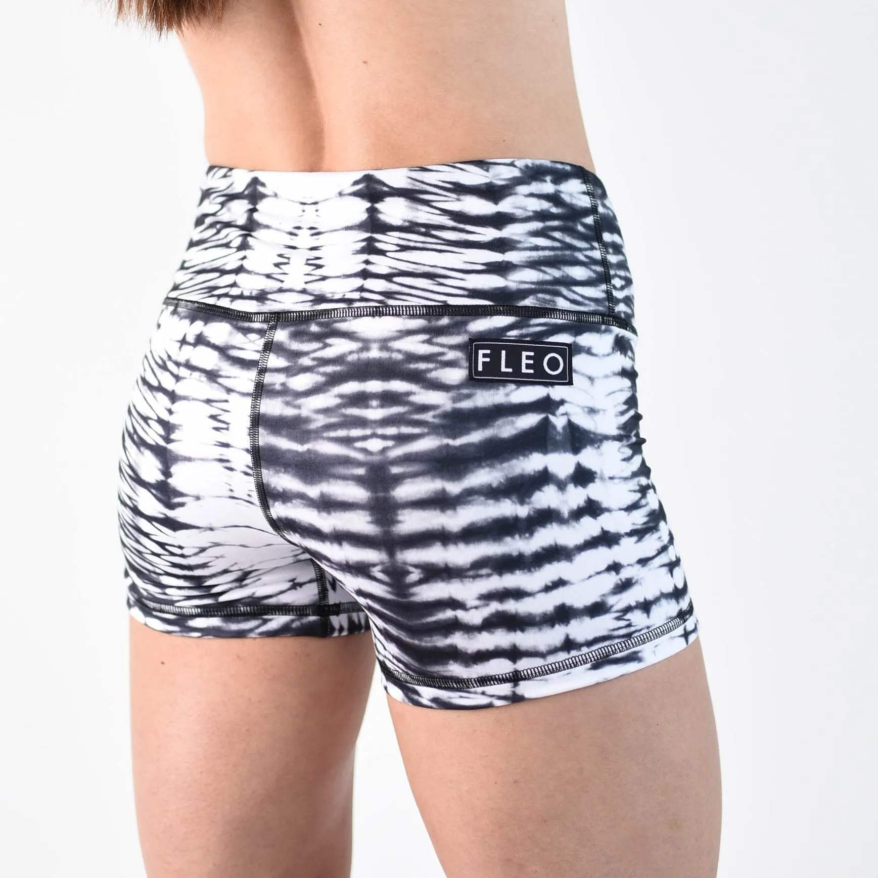 FLEO Wild Black Shorts (Power High-rise)