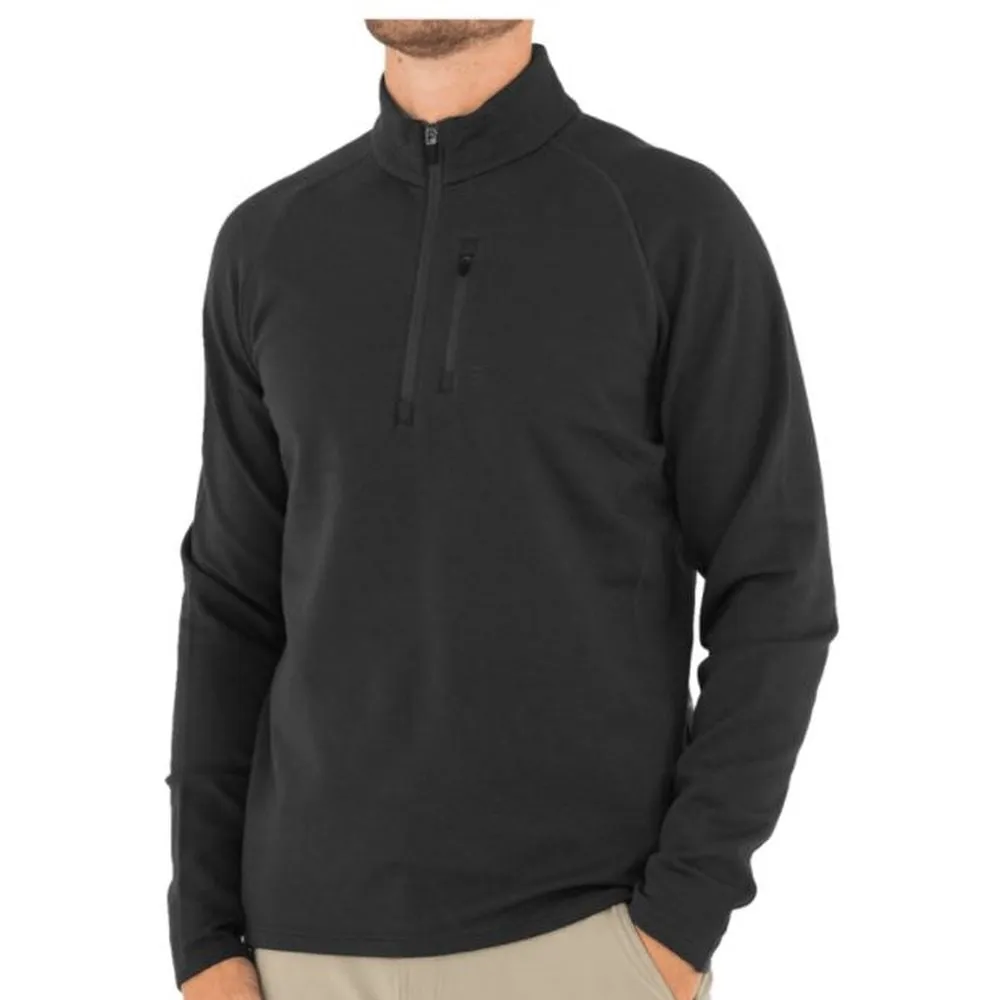 Free Fly Men's Bamboo Heritage Fleece Quarter Zip