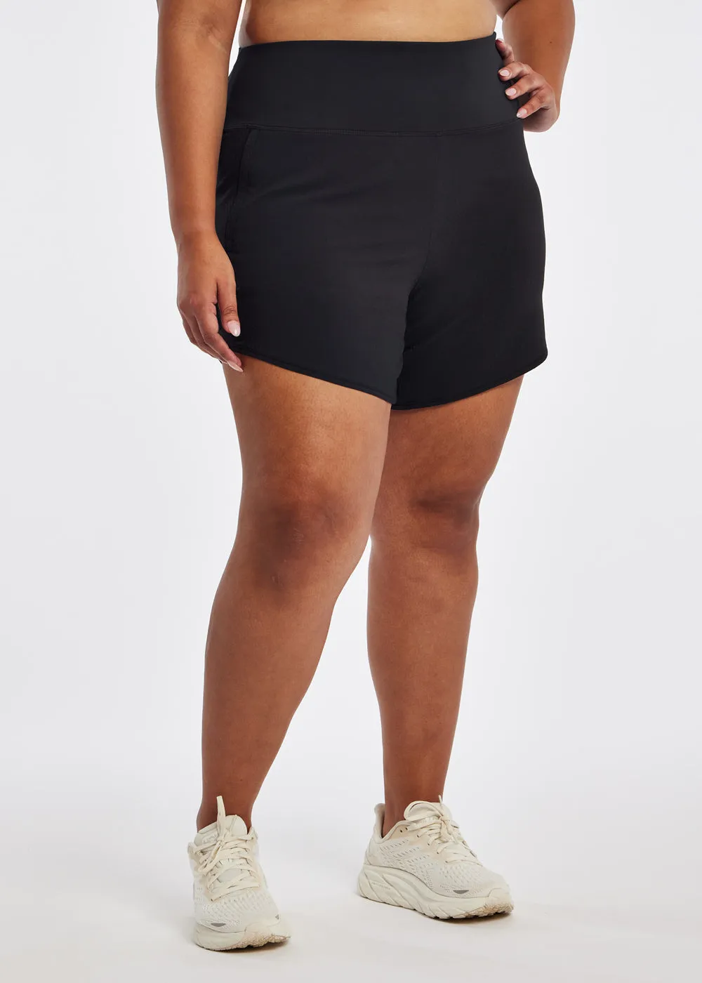 High Rise Long Roga Shorts