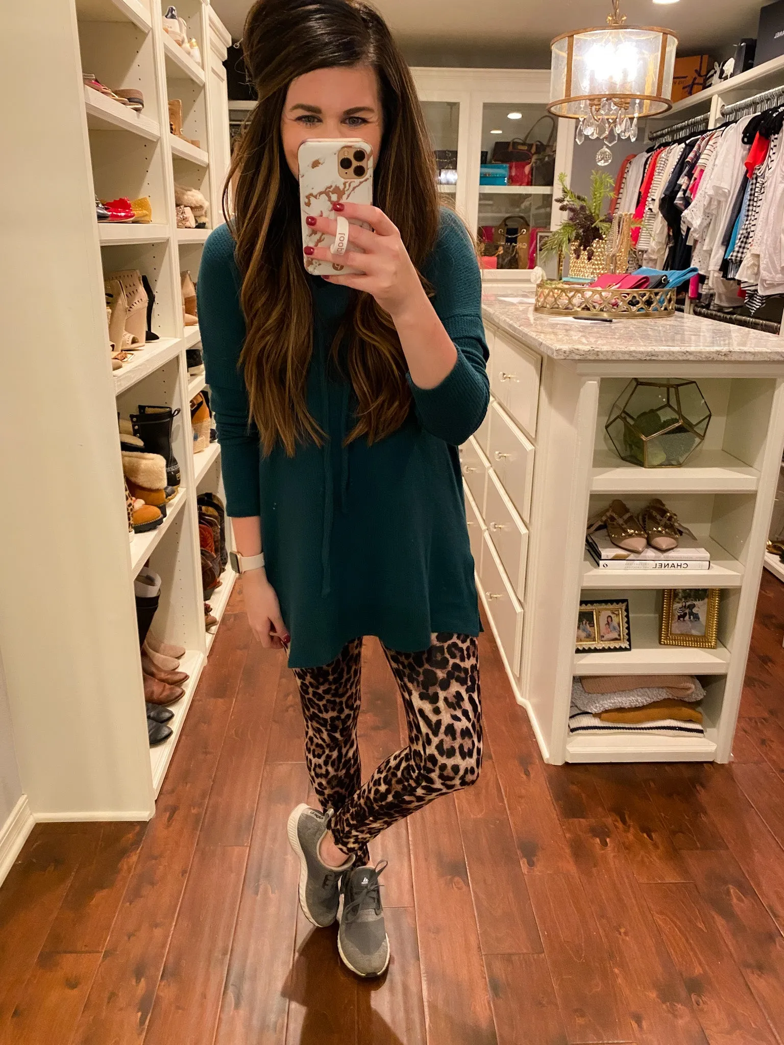 Leopard Leggings in Brown