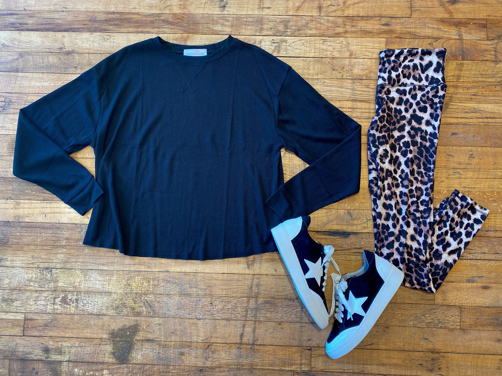 Leopard Leggings in Brown