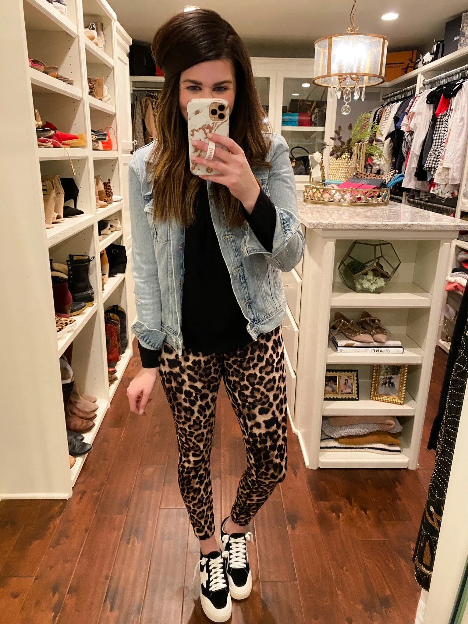 Leopard Leggings in Brown