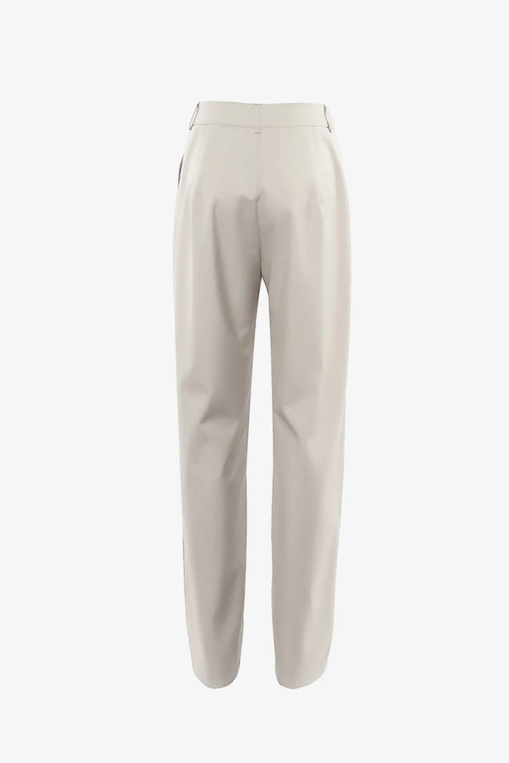 Loose Front Button Wide Leg Pants