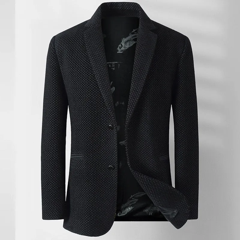 Men's Herringbone Blazer