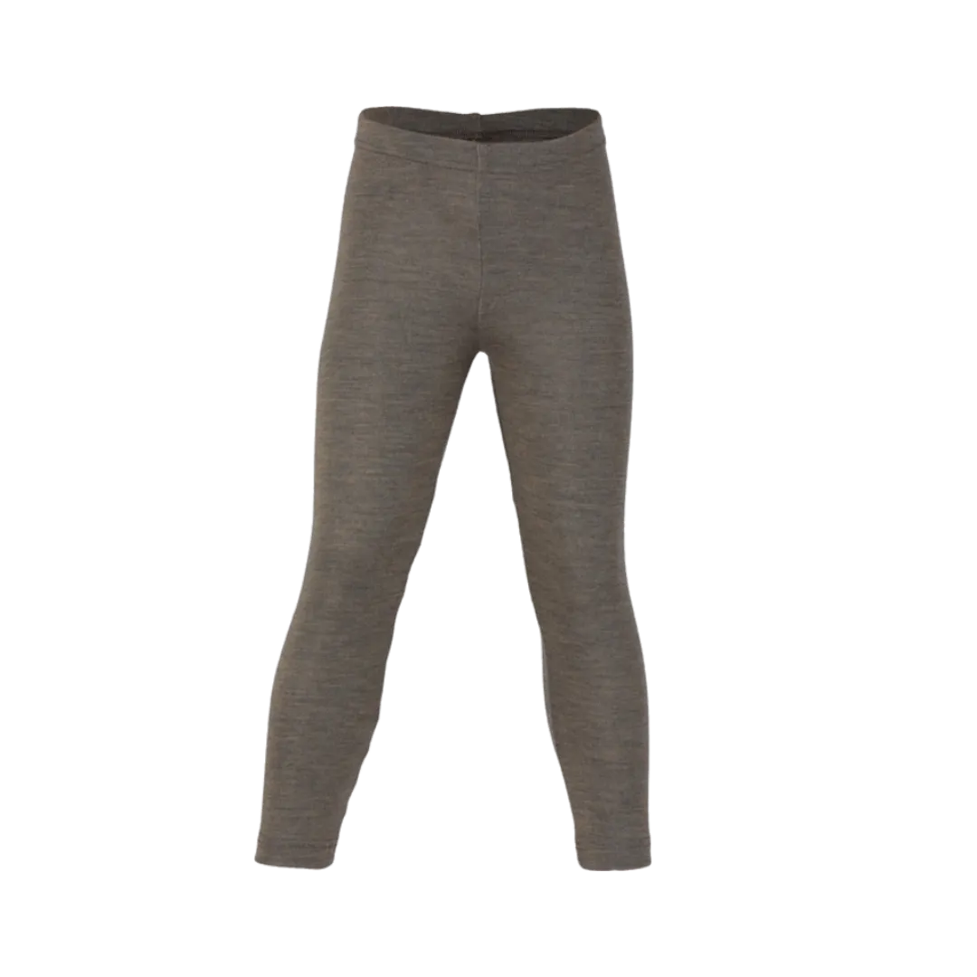 Merino Wool & Silk Leggings - Alder