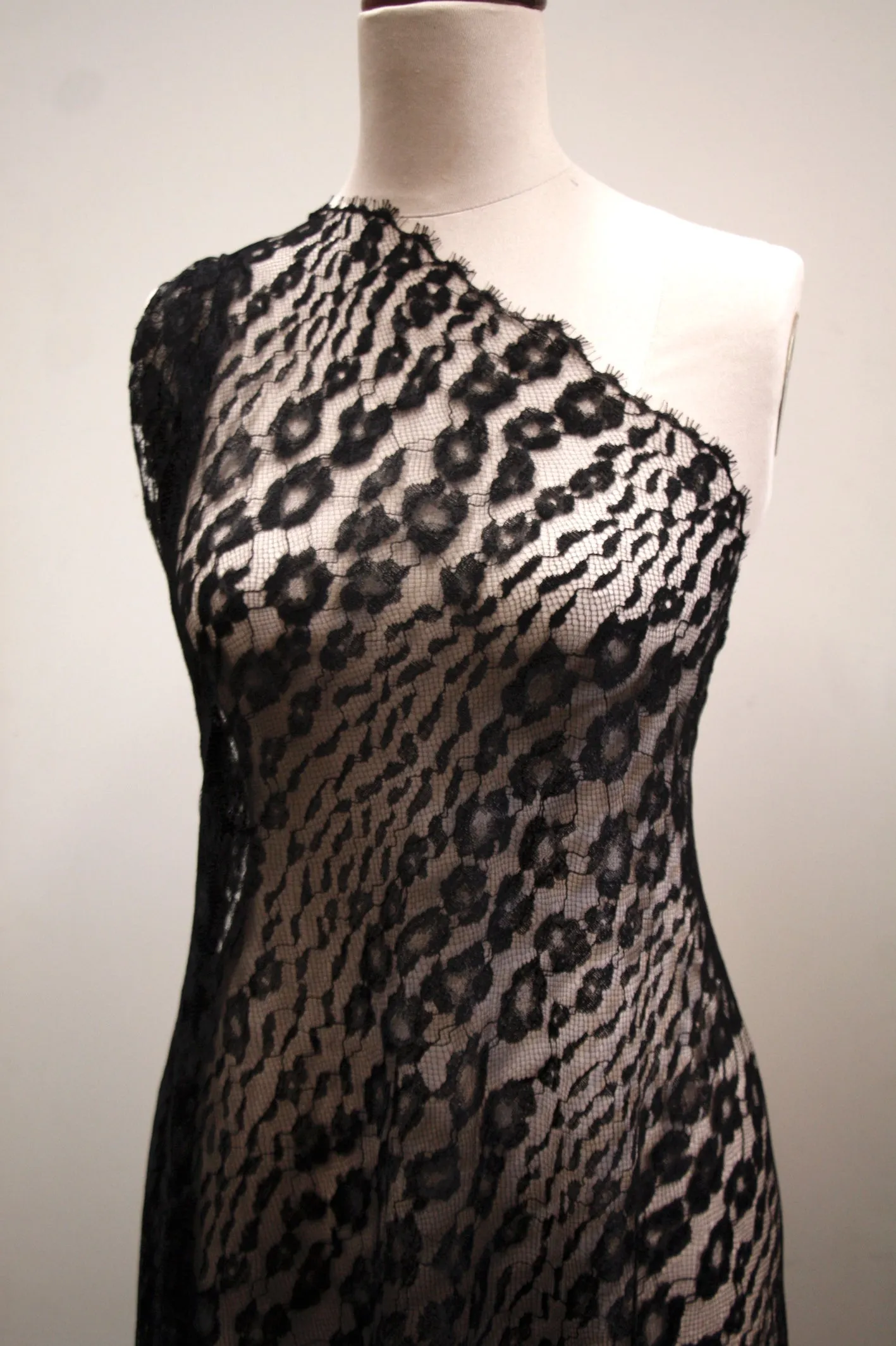 Noir Lace - Leopard Floral