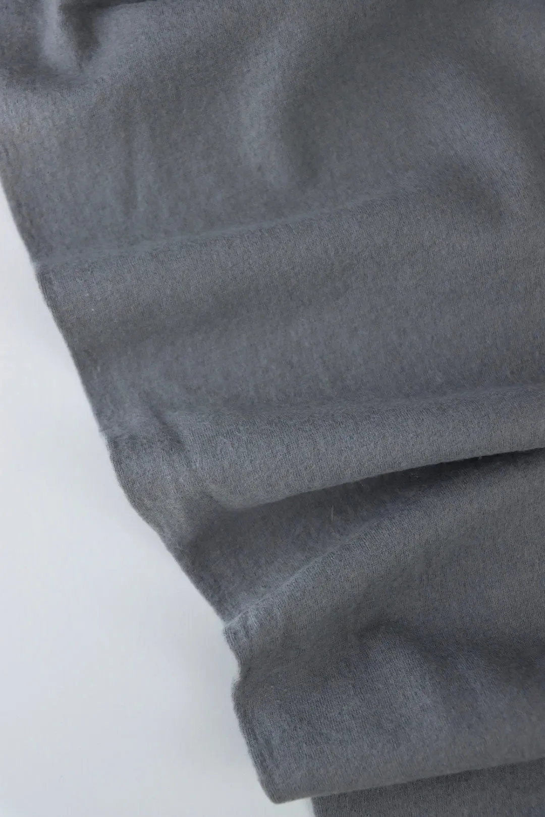 Pewter Bellevue Brushed Wool Knit | By The Half Yard