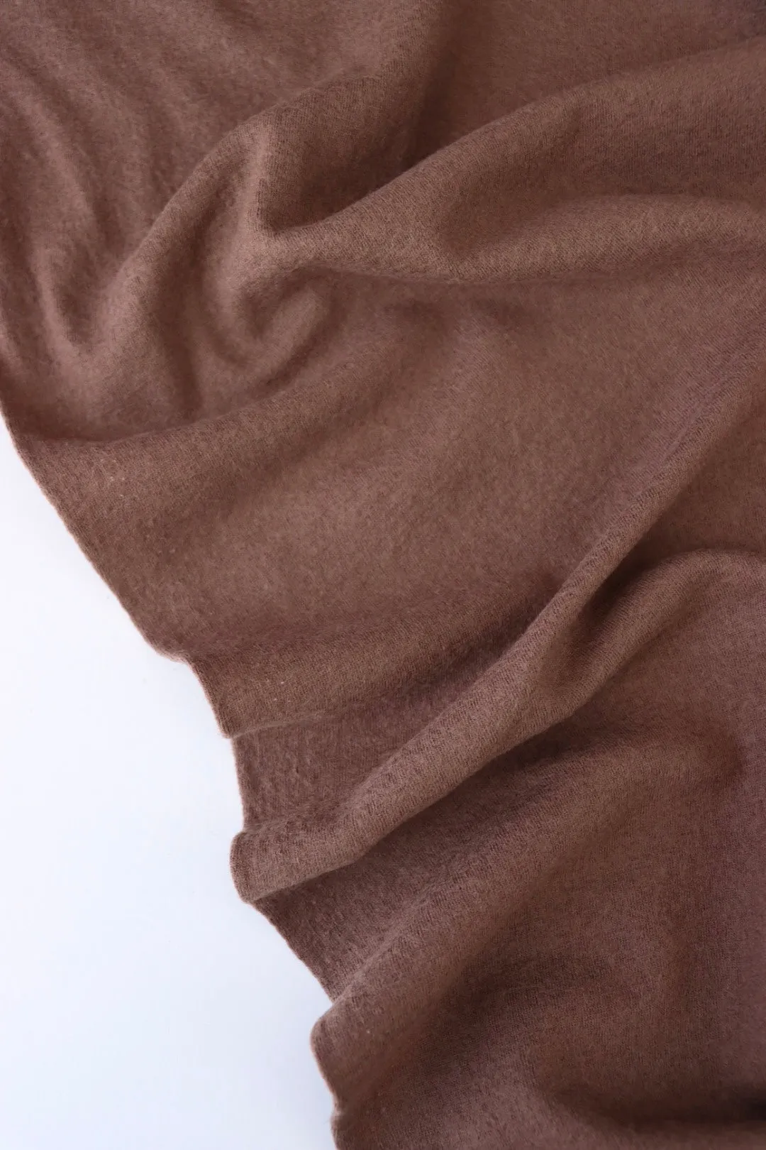 Rookwood Brown Bellevue Brushed Wool Knit | By The Half Yard