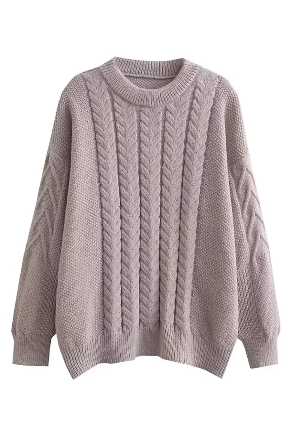 'Tish' Cable-Knit Sweater (4 Colors)