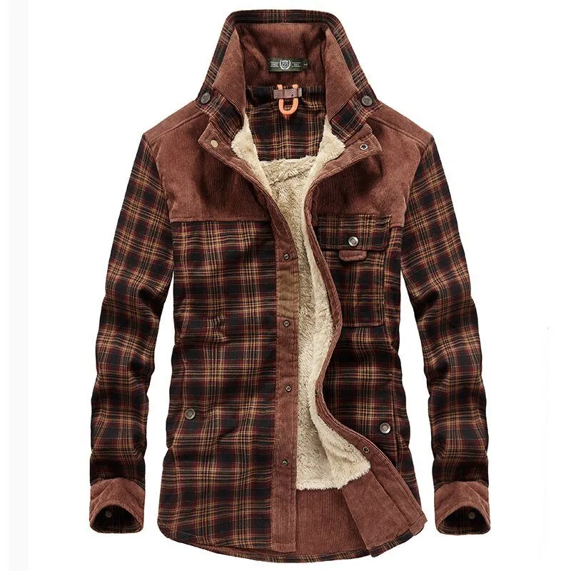 Warm Casual Fleece Winter Jacket For Men