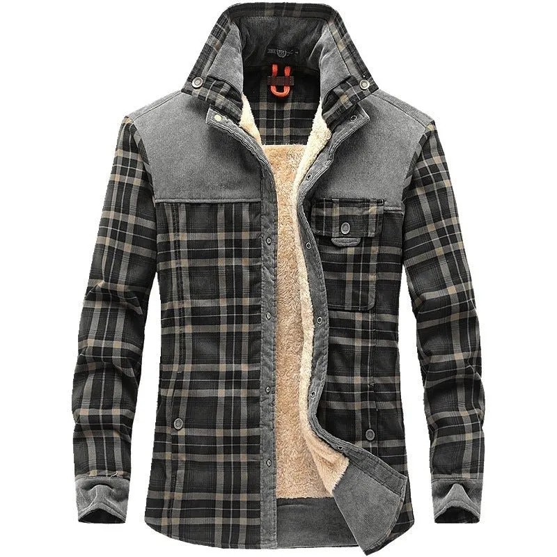 Warm Casual Fleece Winter Jacket For Men