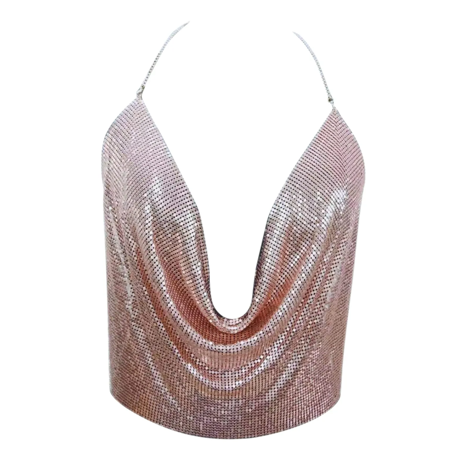 Women's Metal Sequins Tops