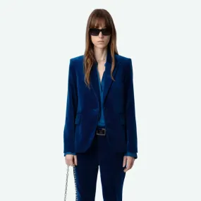 Zadig & Voltaire Vavy Velvet Blazer - Overseas